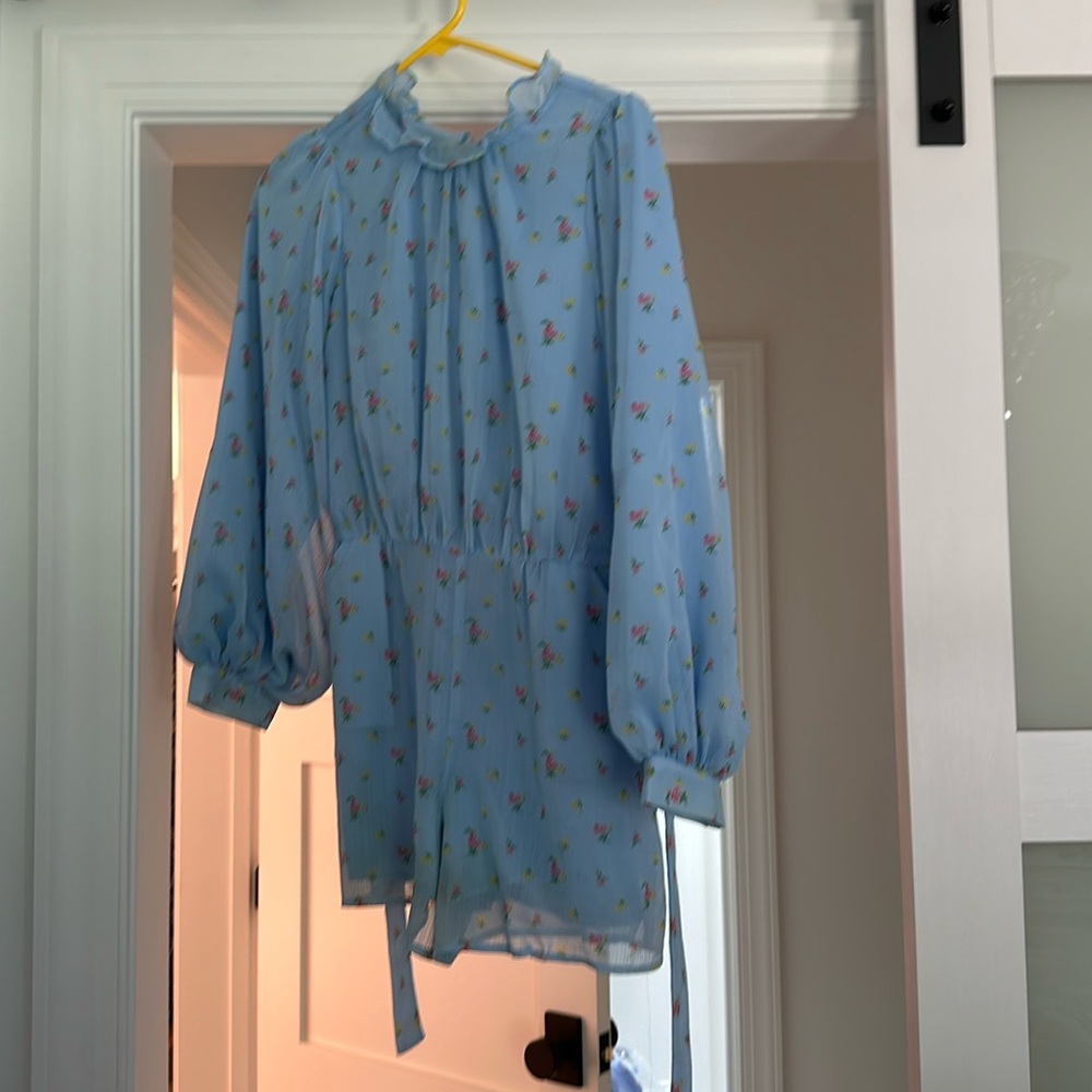 janie and jack blue spring romper